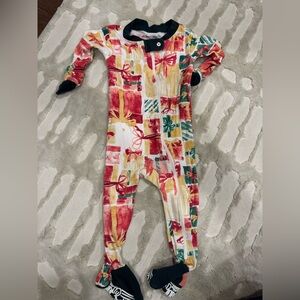 Burt's Bees Colorful Gift Print Kids Footie